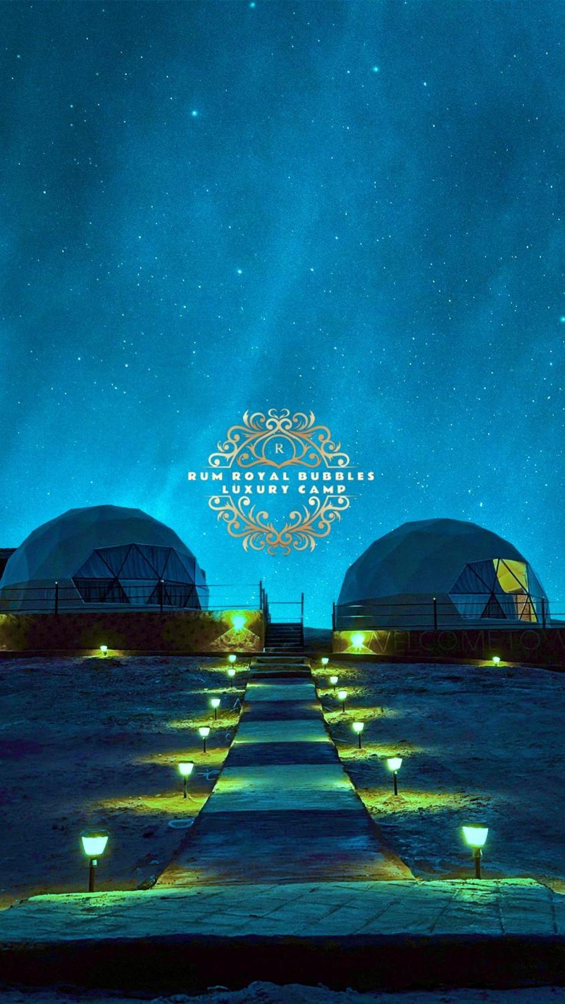 와디럼 Rum Royal Bubbles Luxury Camp 아파트 외부 사진