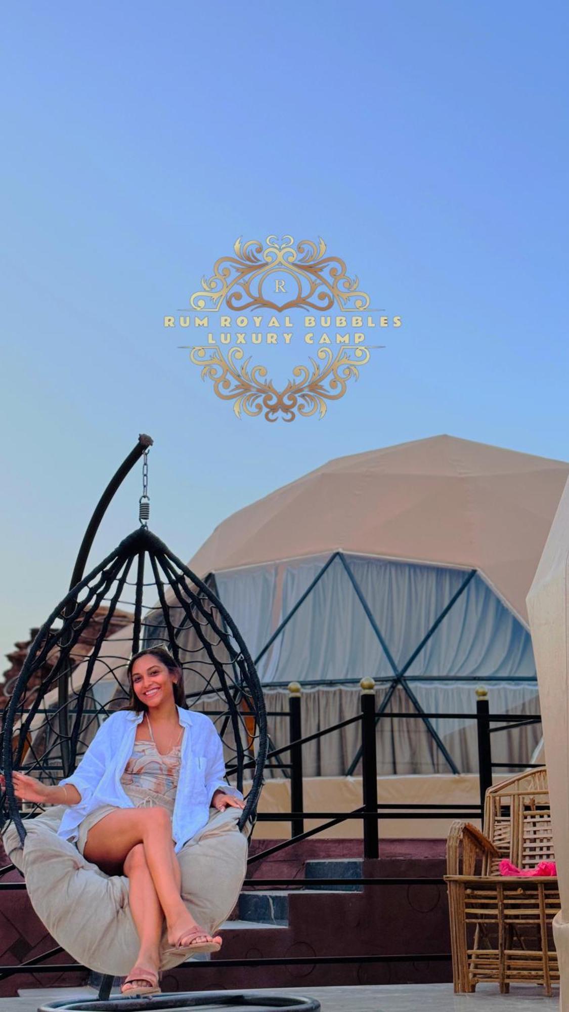 와디럼 Rum Royal Bubbles Luxury Camp 아파트 외부 사진